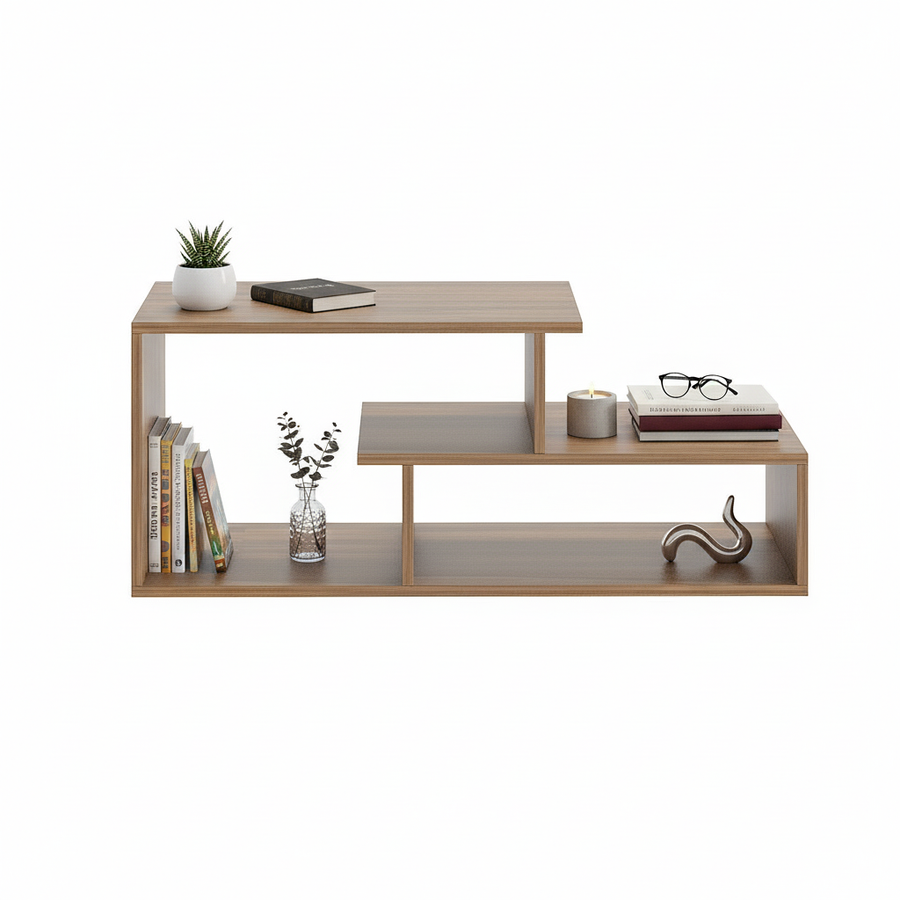 Coffee Table for Living Room with Storage Shelf - Acura