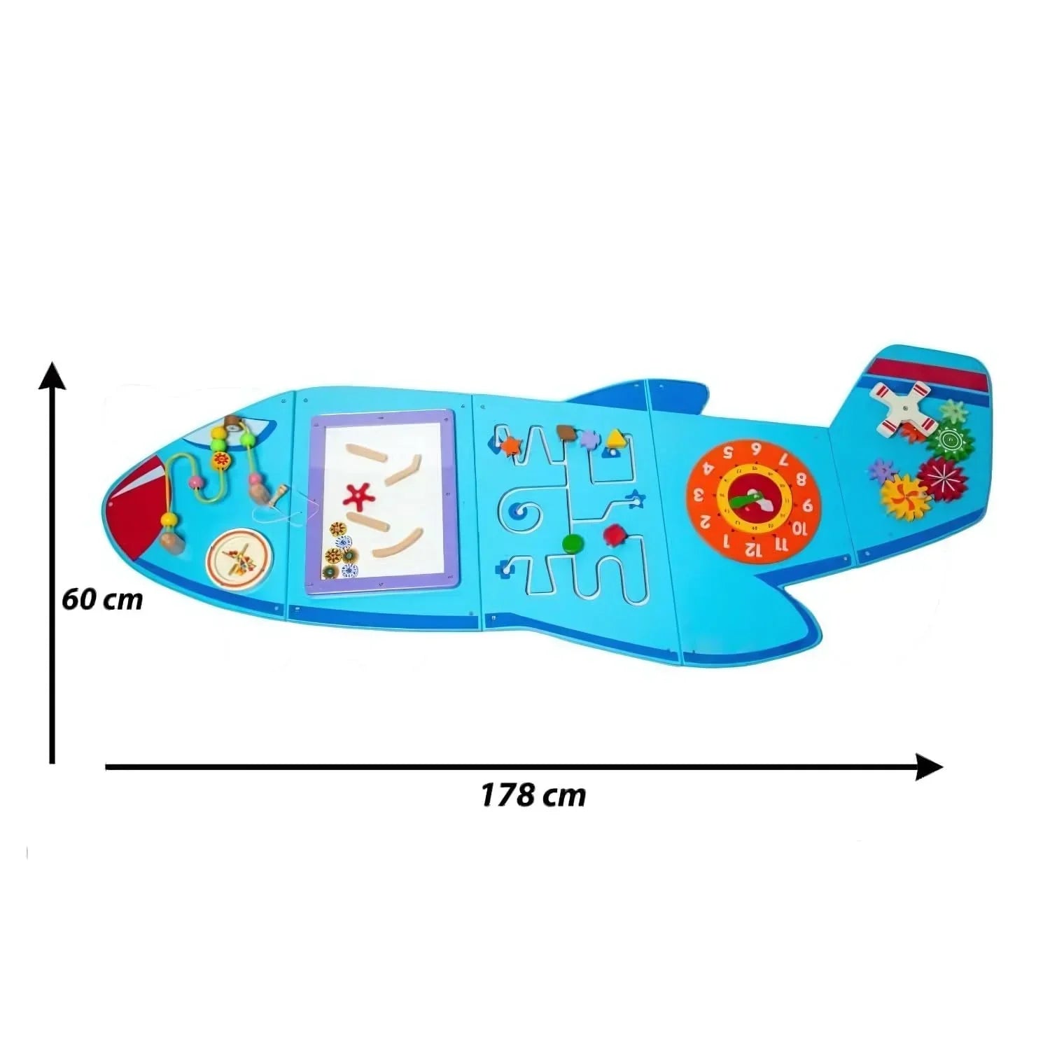 Skvora Aeroplane Design Wall Toy Set for Kids (Set of 5)