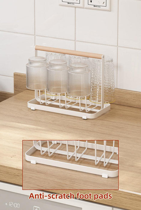 Cowooden-holder-glass-stand-cutlery-stand for Kitchen