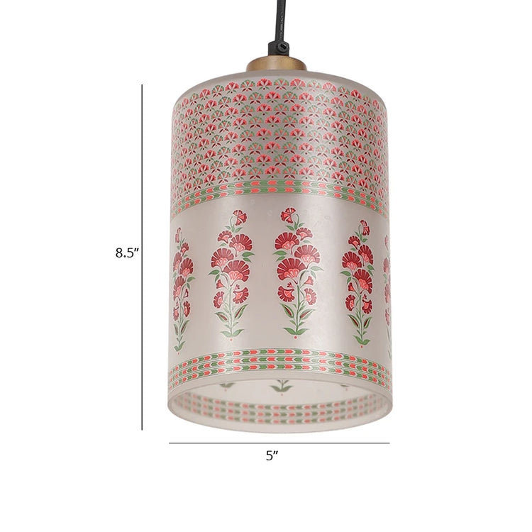 Kesar Minimal Glass Hanging Lamp | Decorative Pendant Light For Home Decor