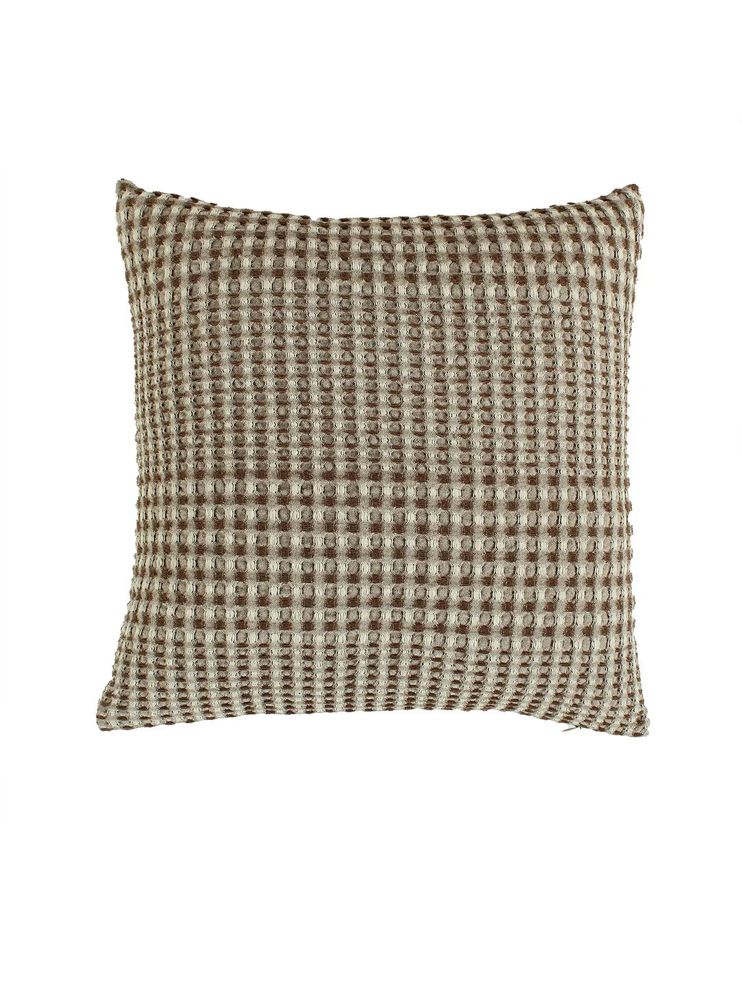 Karakoram Cushion Covers In Dark Brown Colour