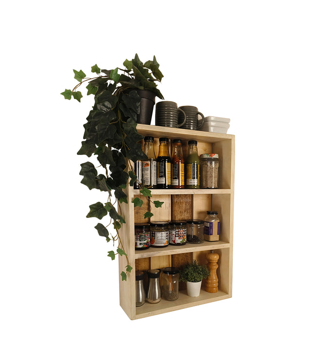 Ferguson Wooden Kitchen Storage Wall Shelf | Kitchen Wall Rack