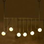 Aure Multi-Bulb Pendant Light | Ceiling Lamp Light for Living & Dining Spaces