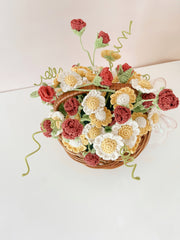 Crochet Flower Basket