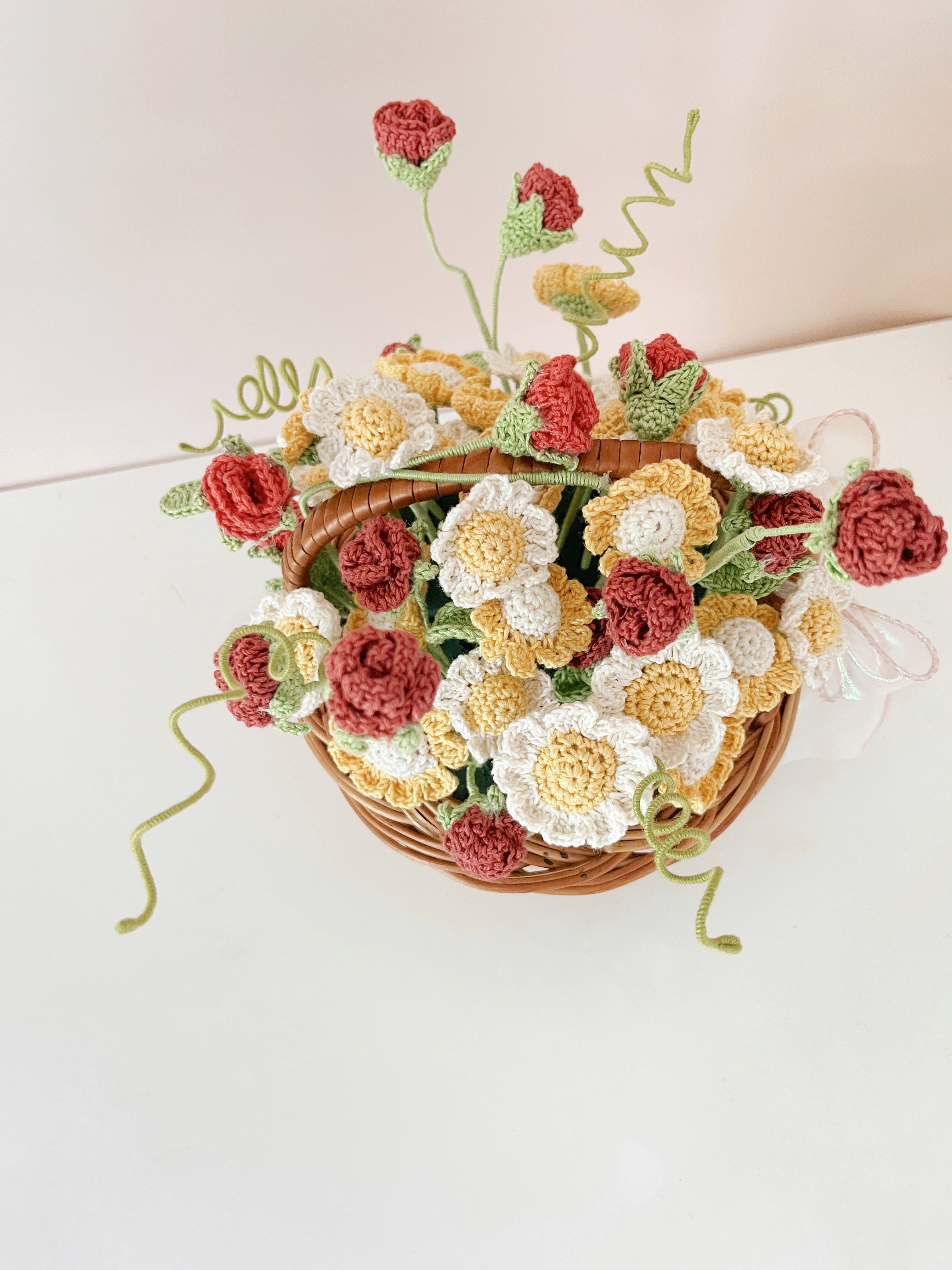 Crochet Flower Basket