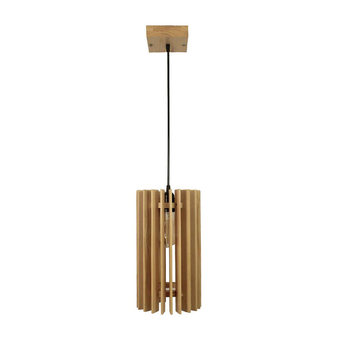 Ventus Beige Wooden Single Hanging Light