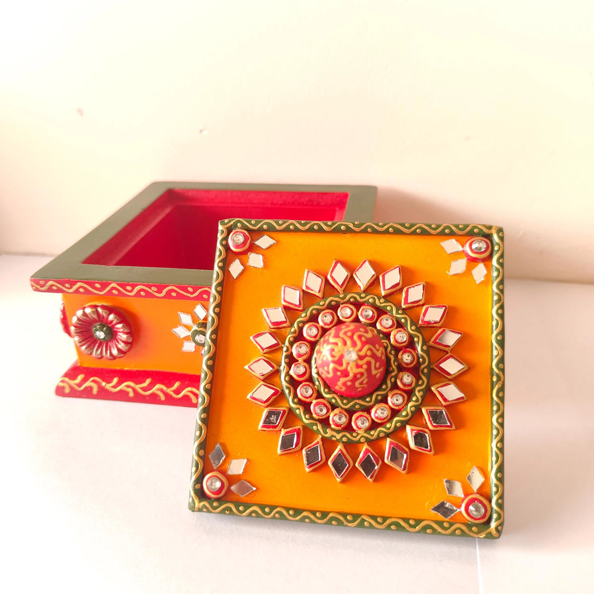 Paper Mache Decorative Box