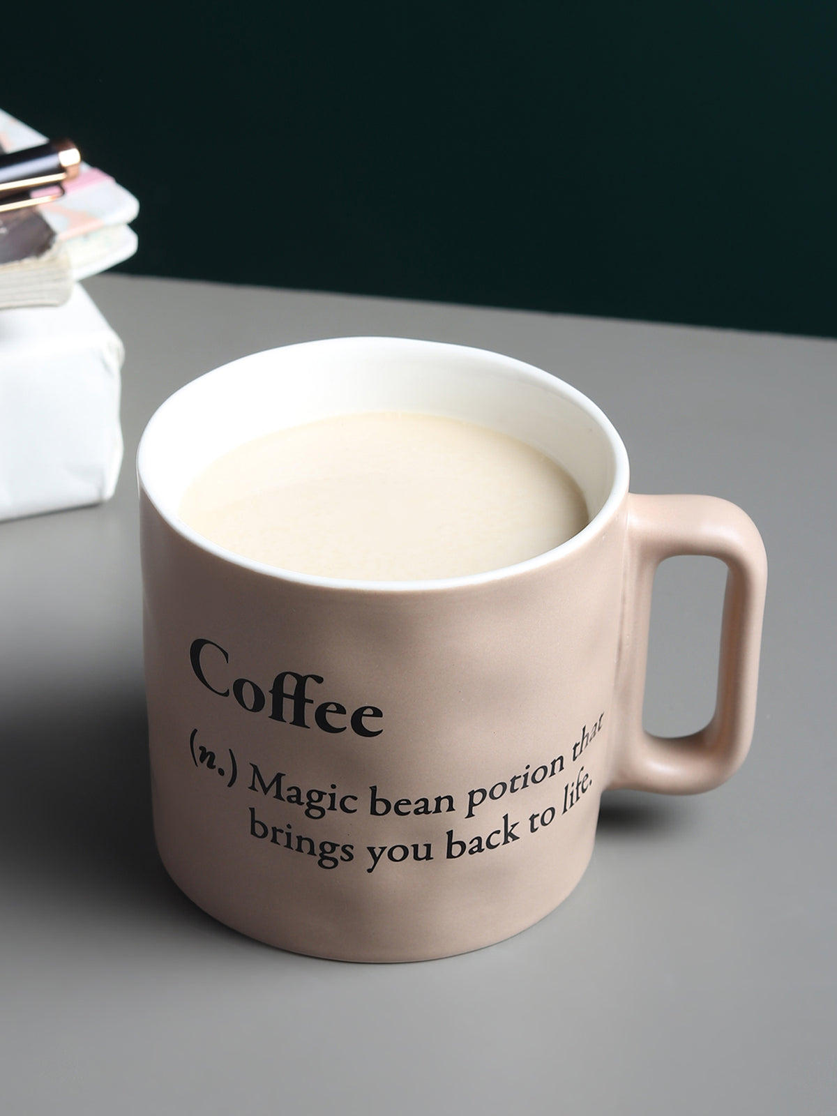 Quip cream ceramic Mug