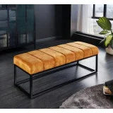 Fresno Long Ottoman Cum Bench | Hallway Bench | Dining Bench | Extra Seating (Ruddy Pink)