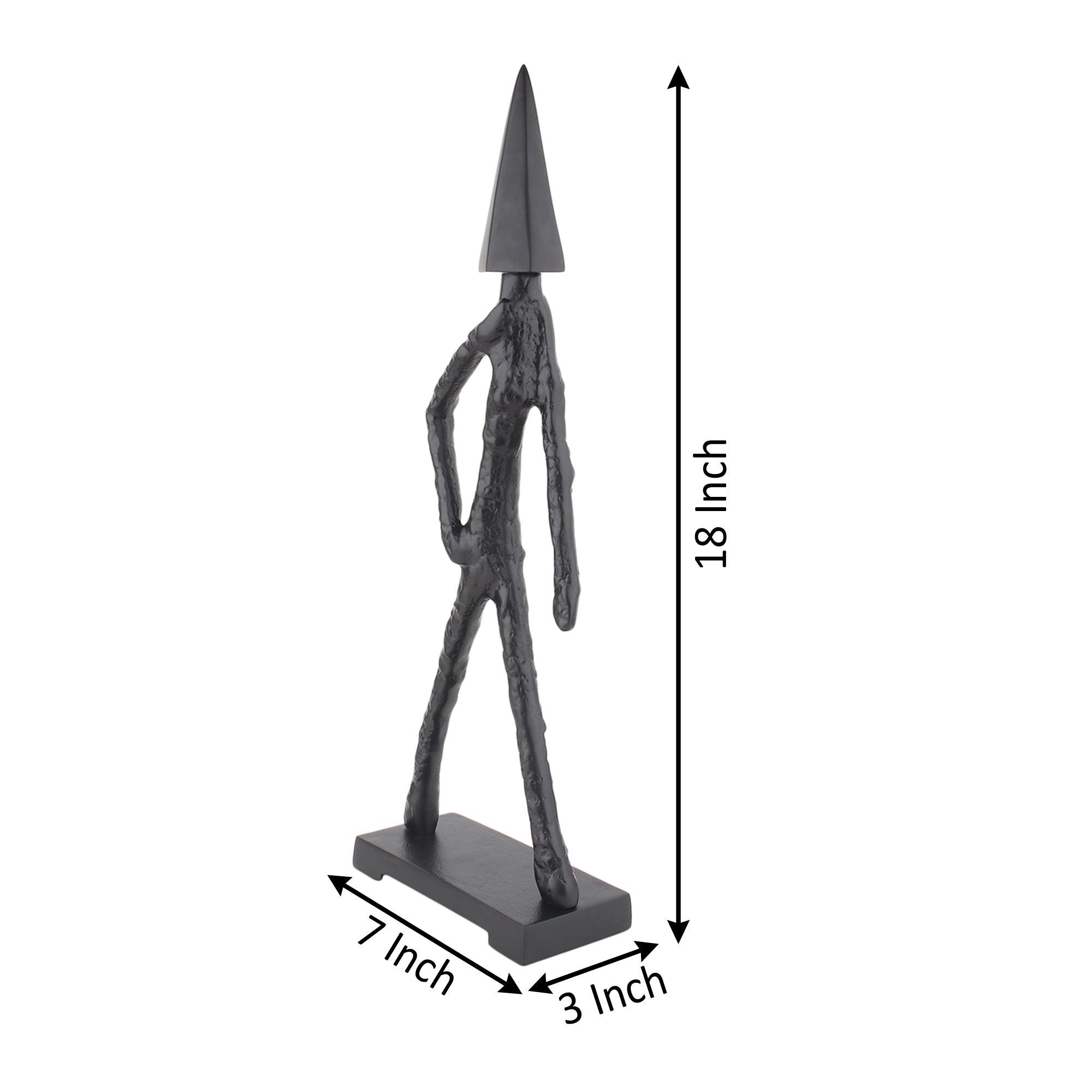 Arrowed Being Sculpture | Designer Showpiece for Living Room & Modern Home Decor Item
