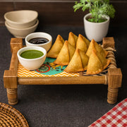 Bahaar Wooden Charpai (Khatiya) Platter