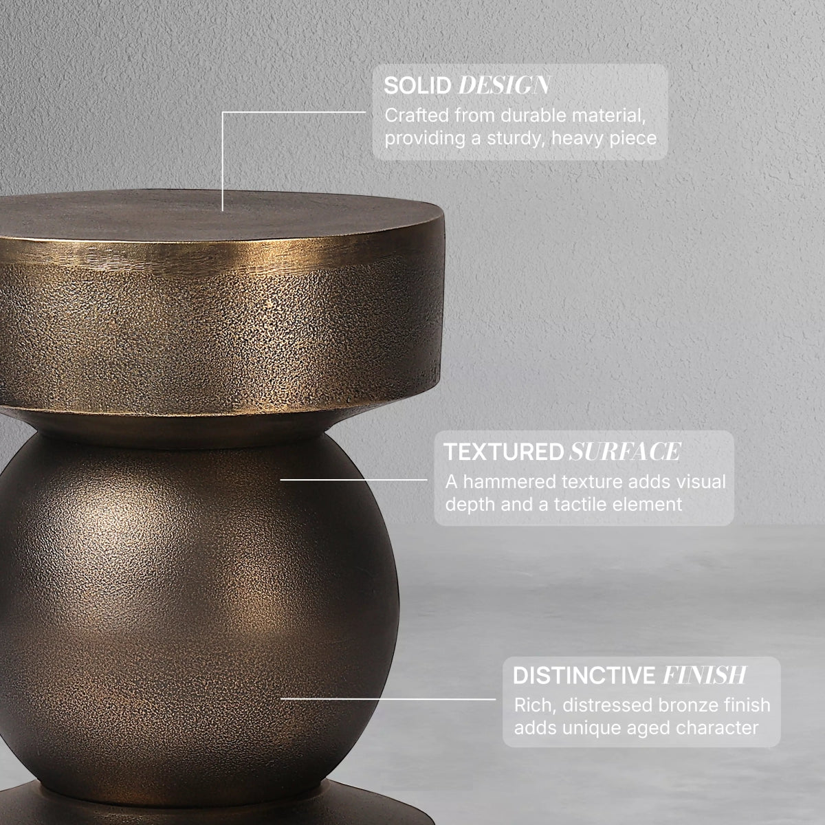 Kinetic Spindle Side Table