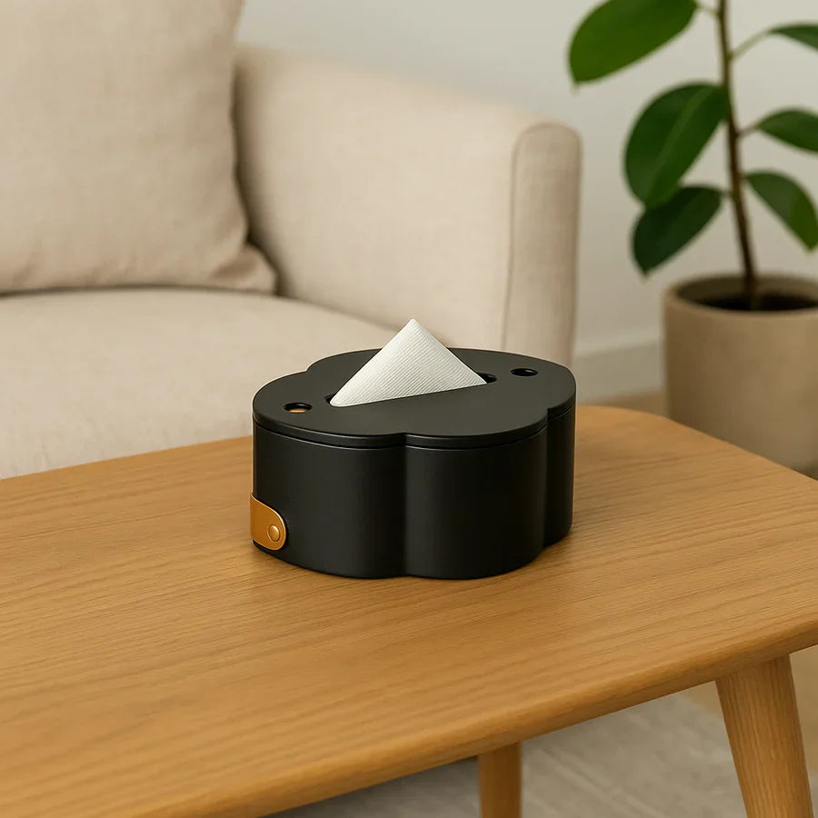 The Coal Tissue Box | Black