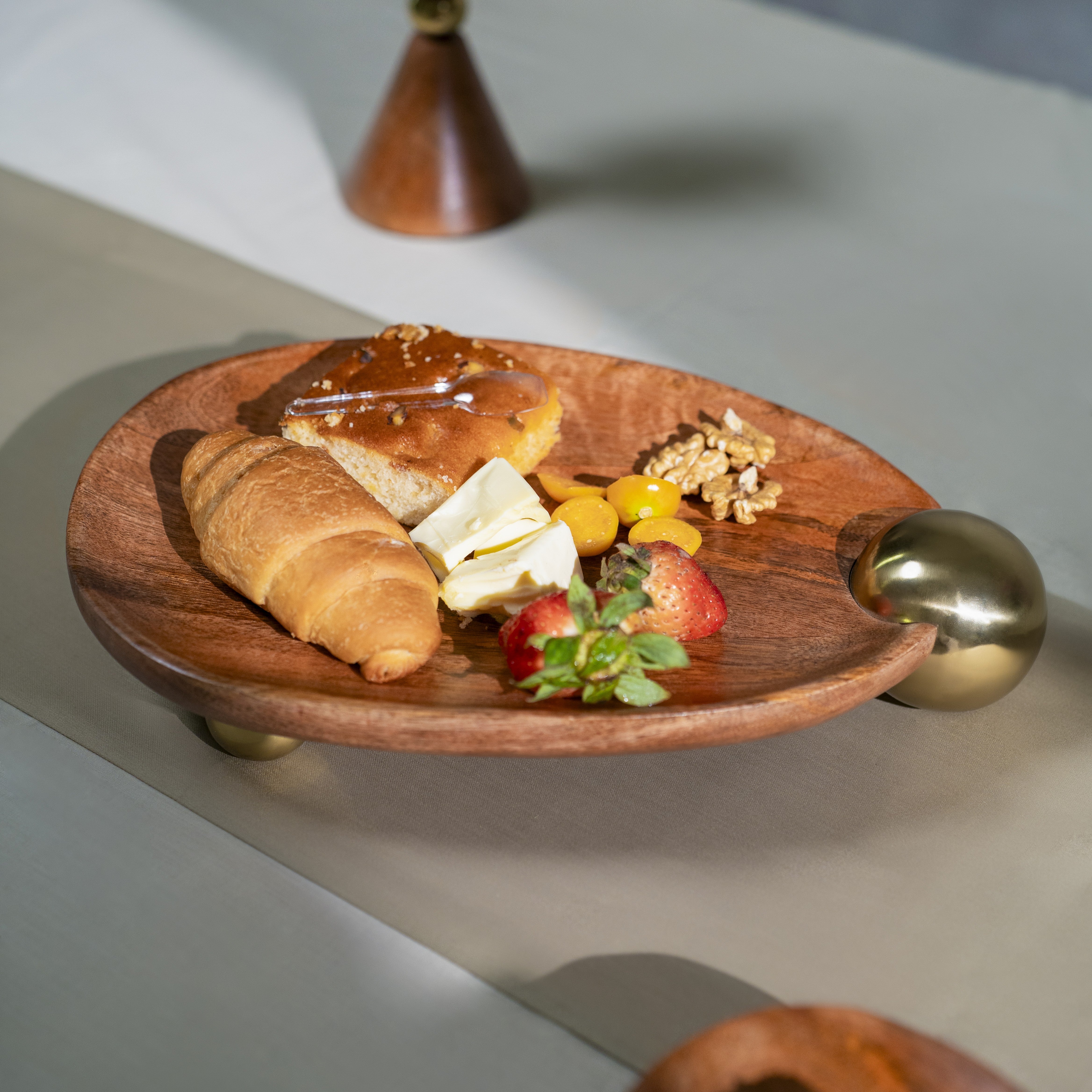 Ora-Urja Elevated Wooden Serving Platter