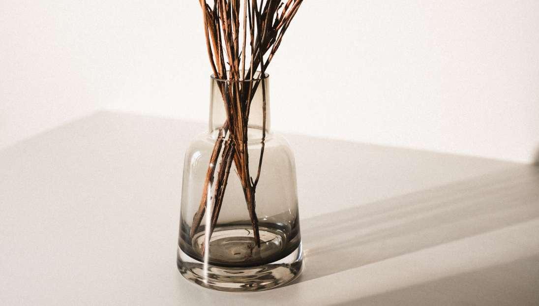 Pitcher Glass Vase | Transparent Flower Vase for Living Room | Modern Flower Pot for Home Decor & Centerpiece