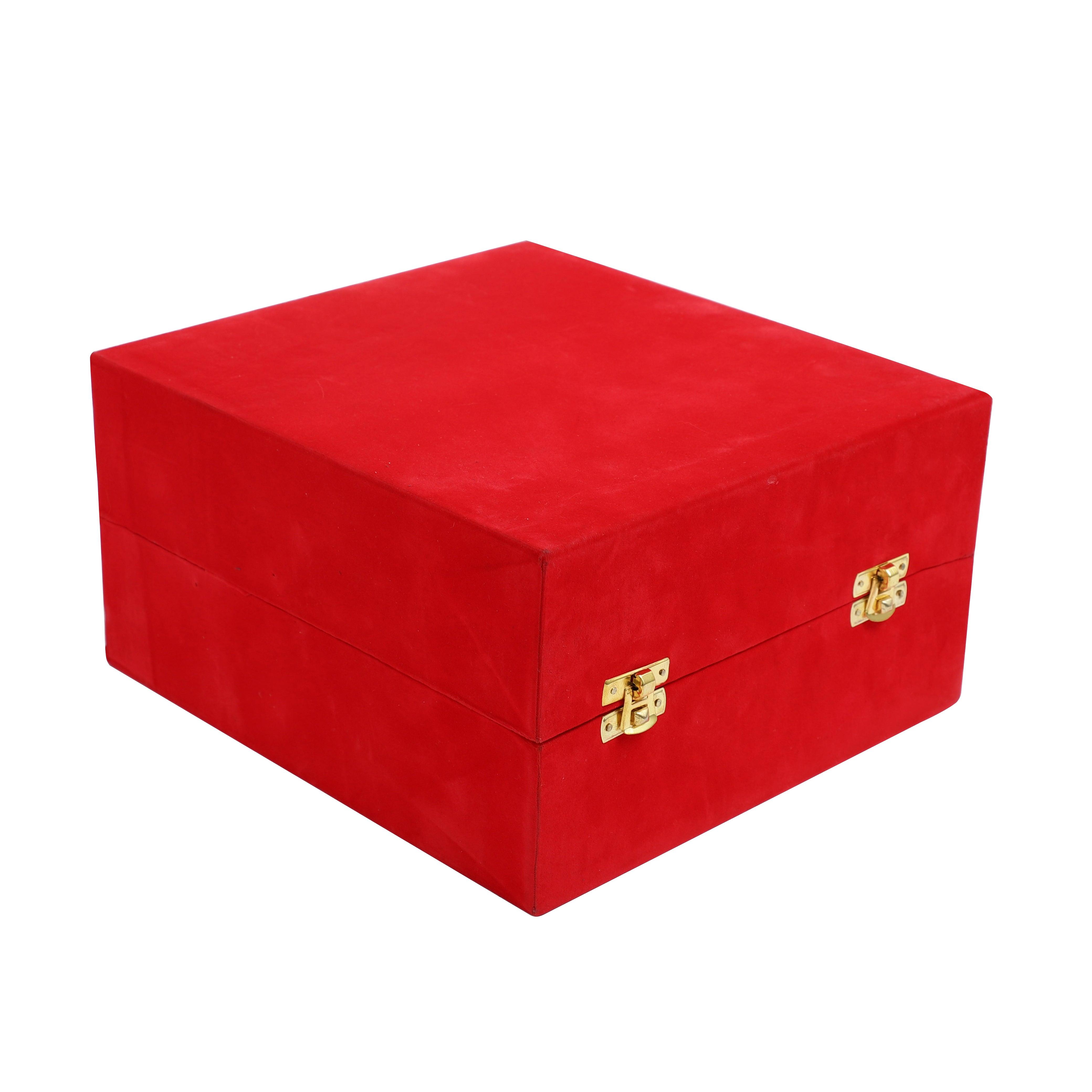 Lord Ganesh Figurine Presented in a Rich Red Velvet Box