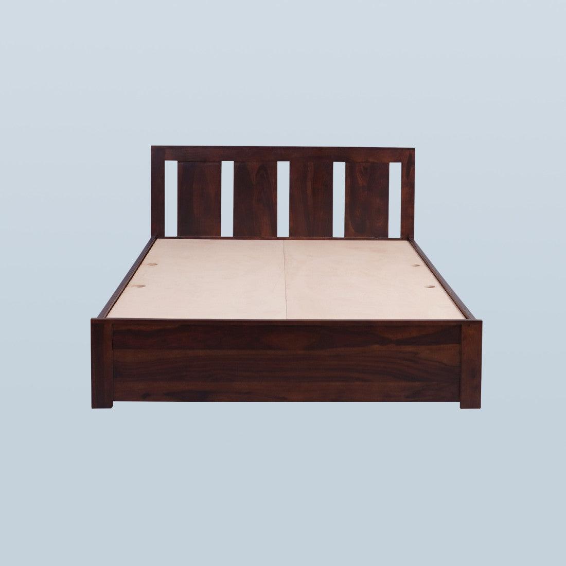 Solid Sheesham Wood Non Storage Bed | Celeste