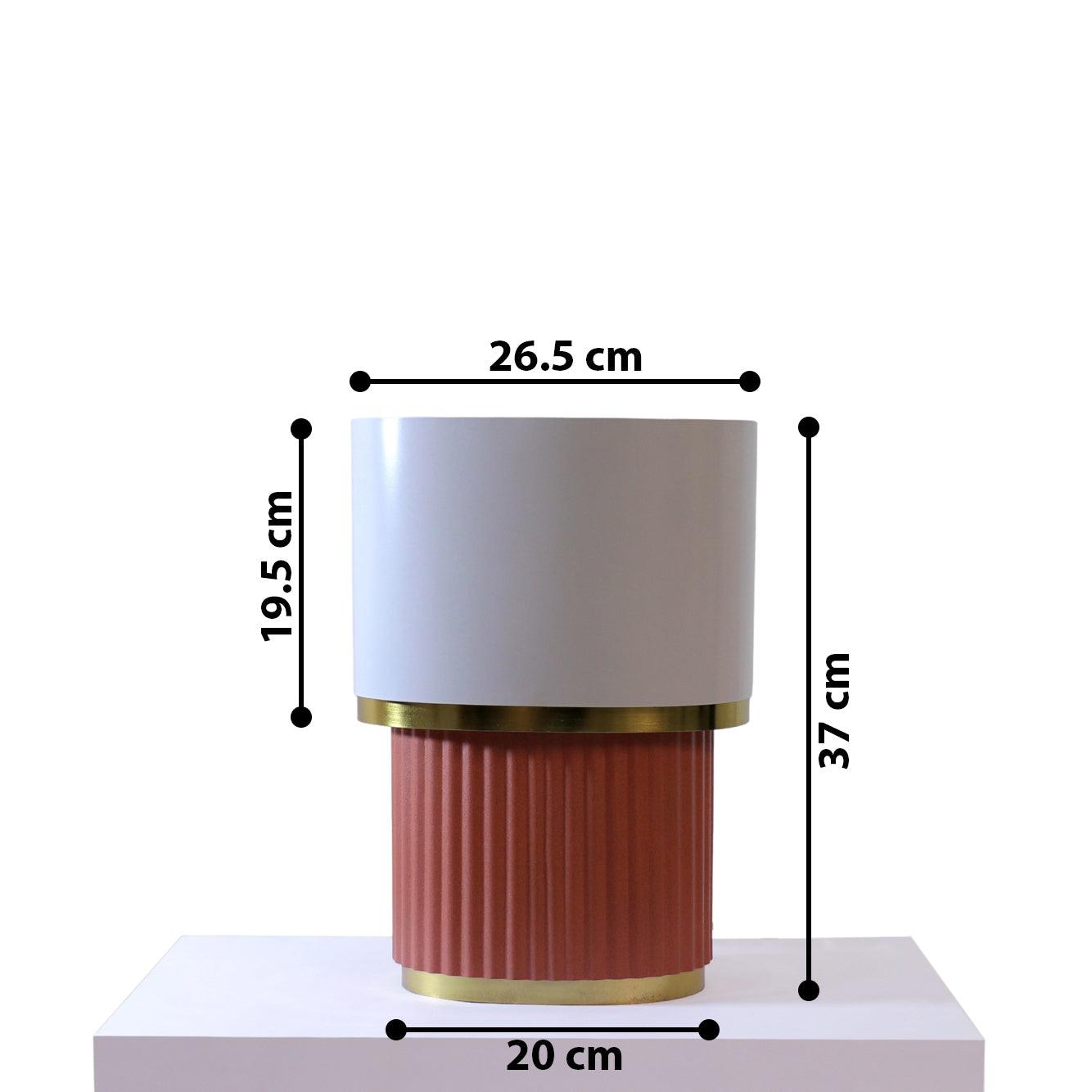 Modern Burgundy Table Lamp for Living Room | Study Lamp