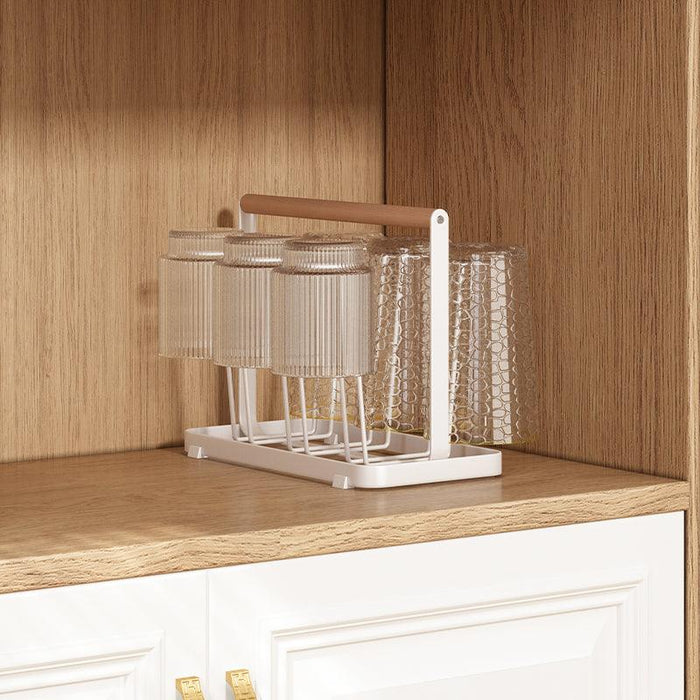 Cowooden-holder-glass-stand-cutlery-stand for Kitchen