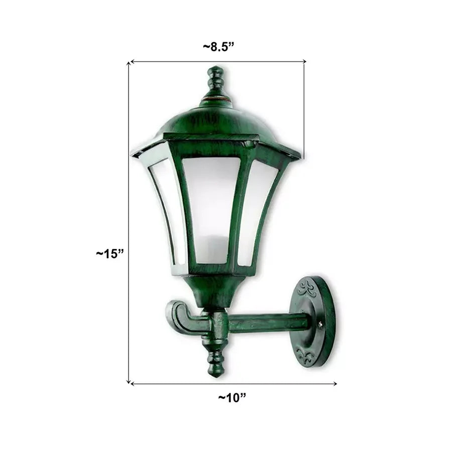 Classic Antique Green Outdoor Wall Light