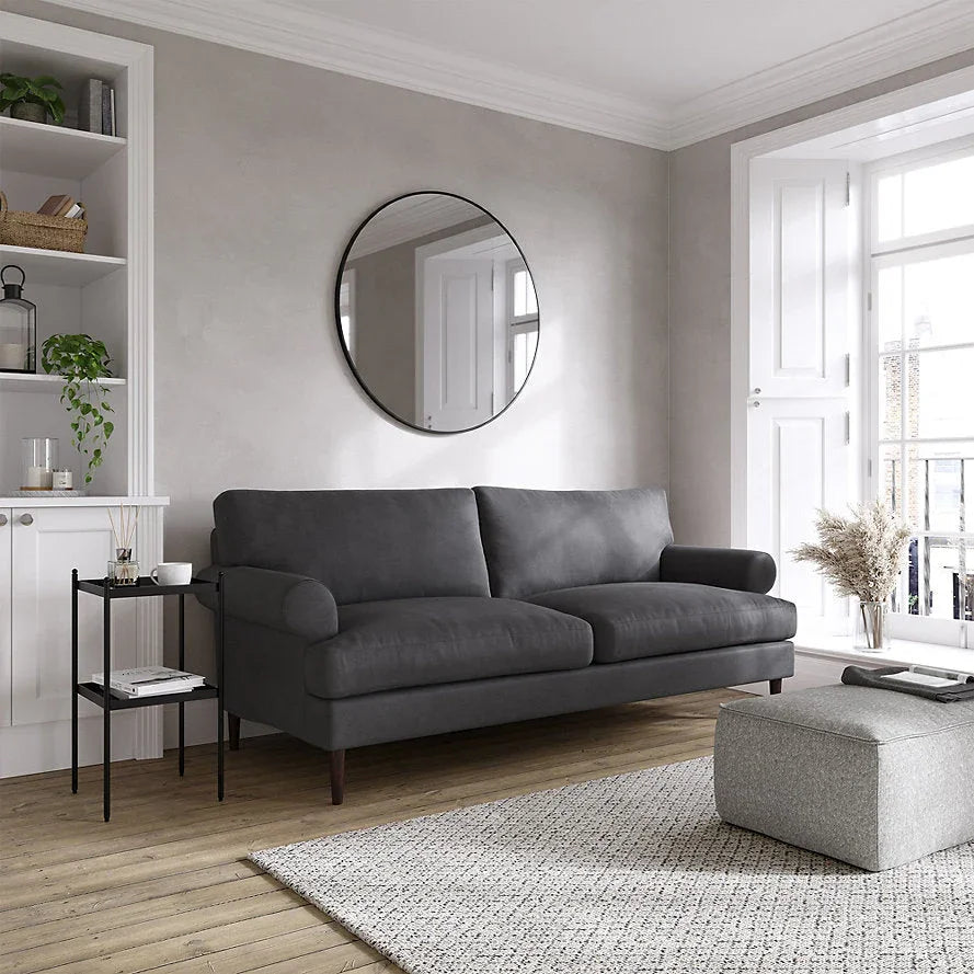 Modena Sofa | Sheesham Wood & Velvet Fabric