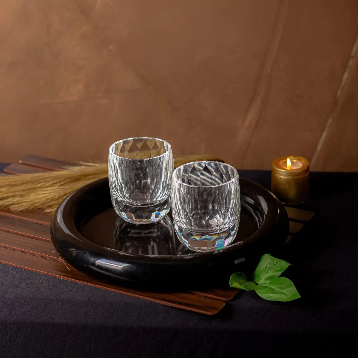 The Diamond Glass Set of 2