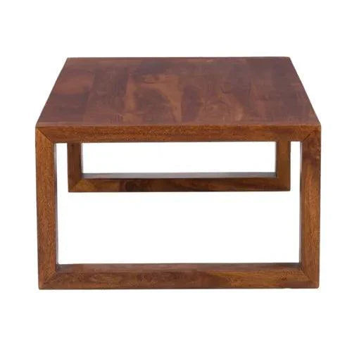 Kavvayi Wooden Coffee Table | Acacia Wood Center Table for Living Room