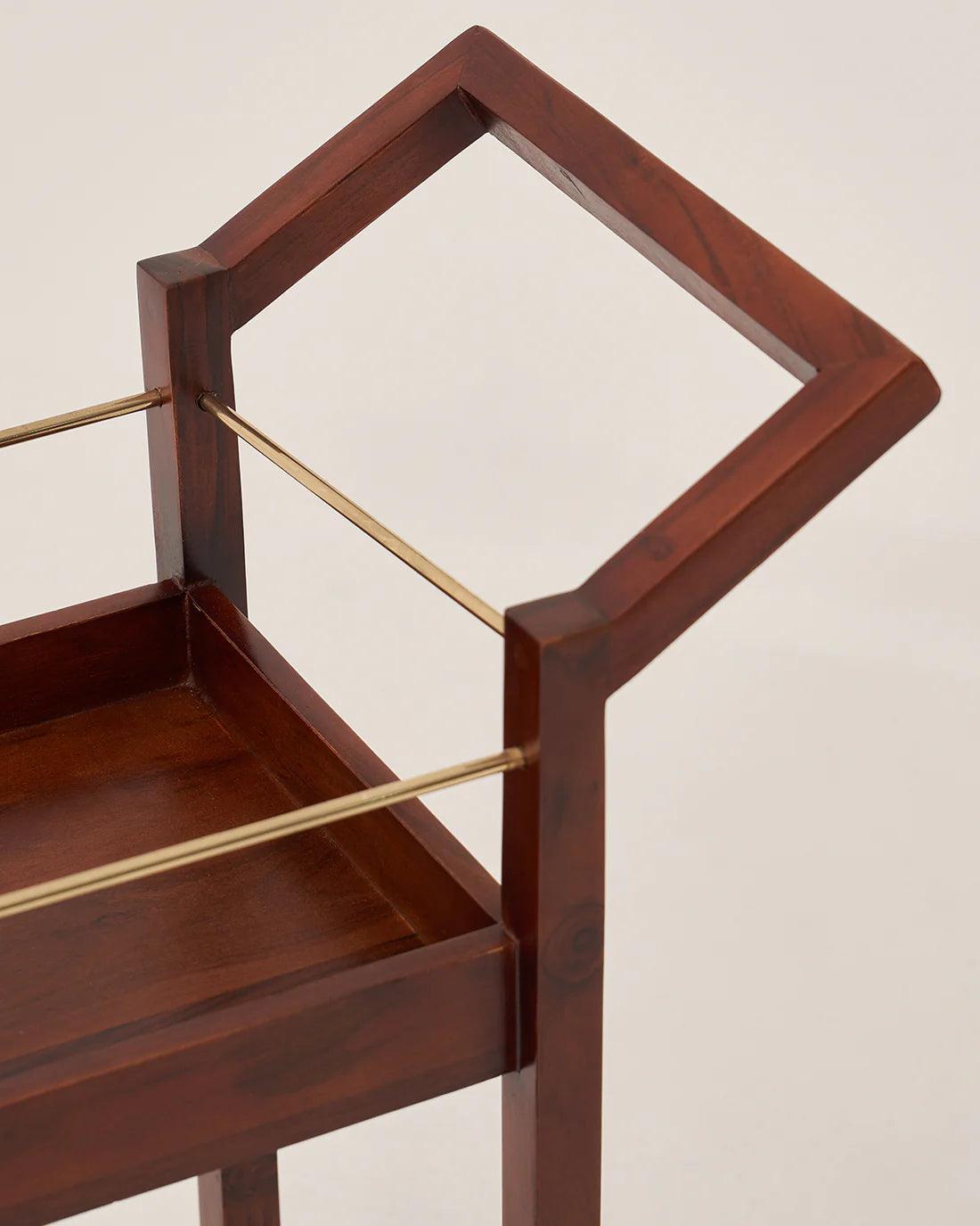 Bar Trolley with Wheels | Kitchen Trolley | Serving Trolley for Kitchen