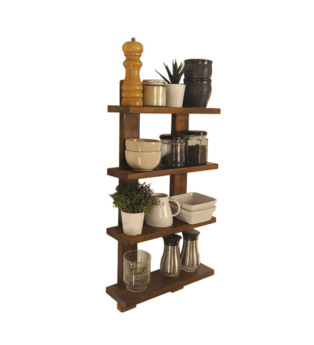 Killy Wooden Wall Shelf | Wall Mounted Wooden Display Shelf  & Wall Rack Shelf