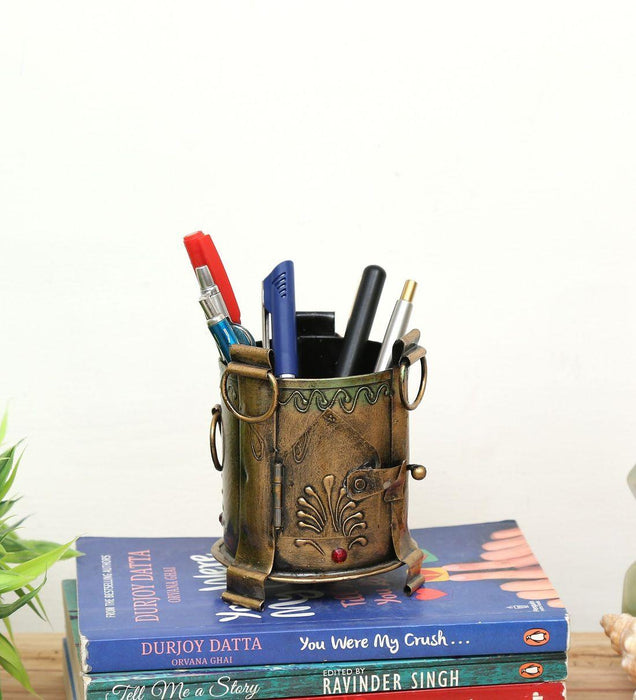 Sigdi Pen Stand for Study Table | Stationery & Desk Organizer