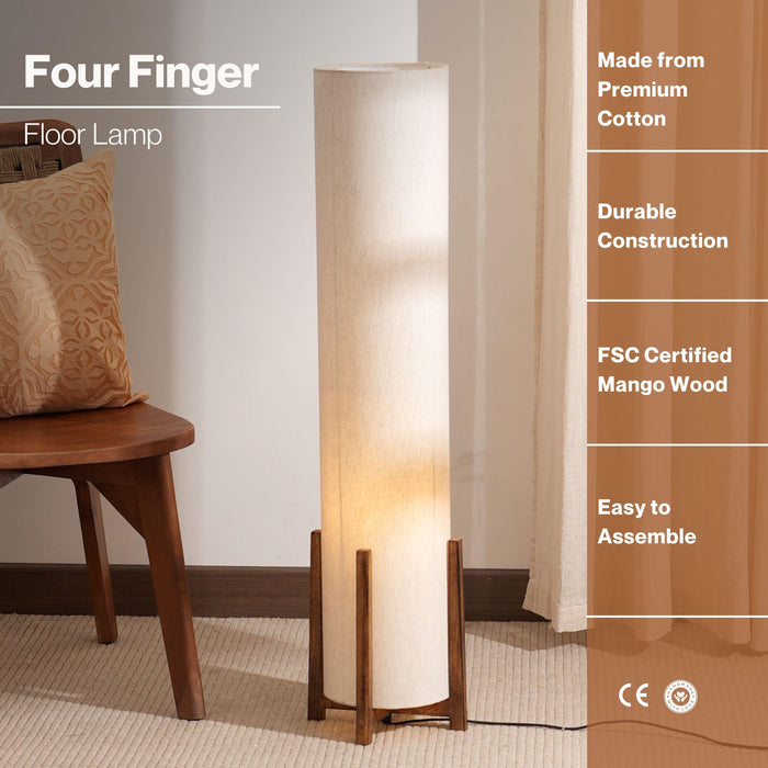 Four Finger Floor Lamp