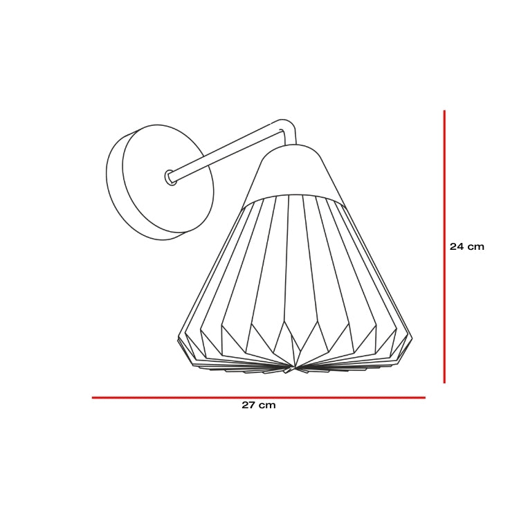 Linen Downlighter - Wall Sconce
