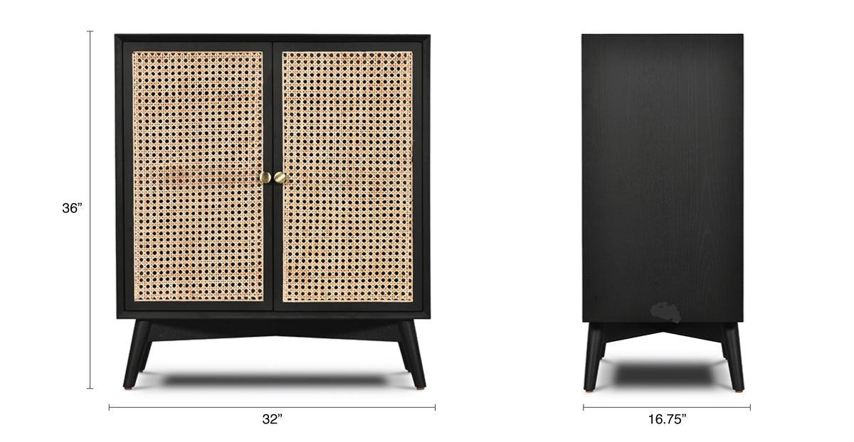 Karayal Solid Wood Bar Cabinet