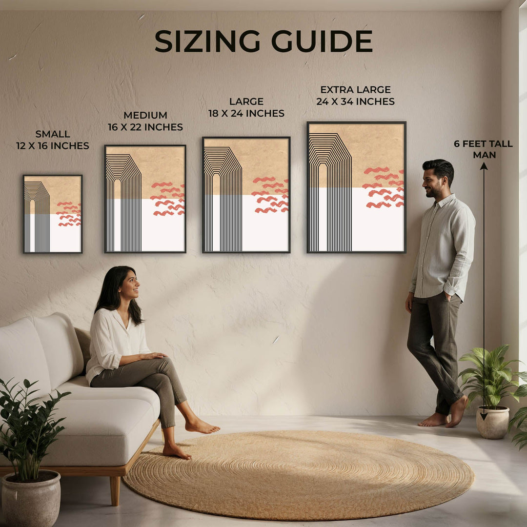 Wavescape Wall Painting