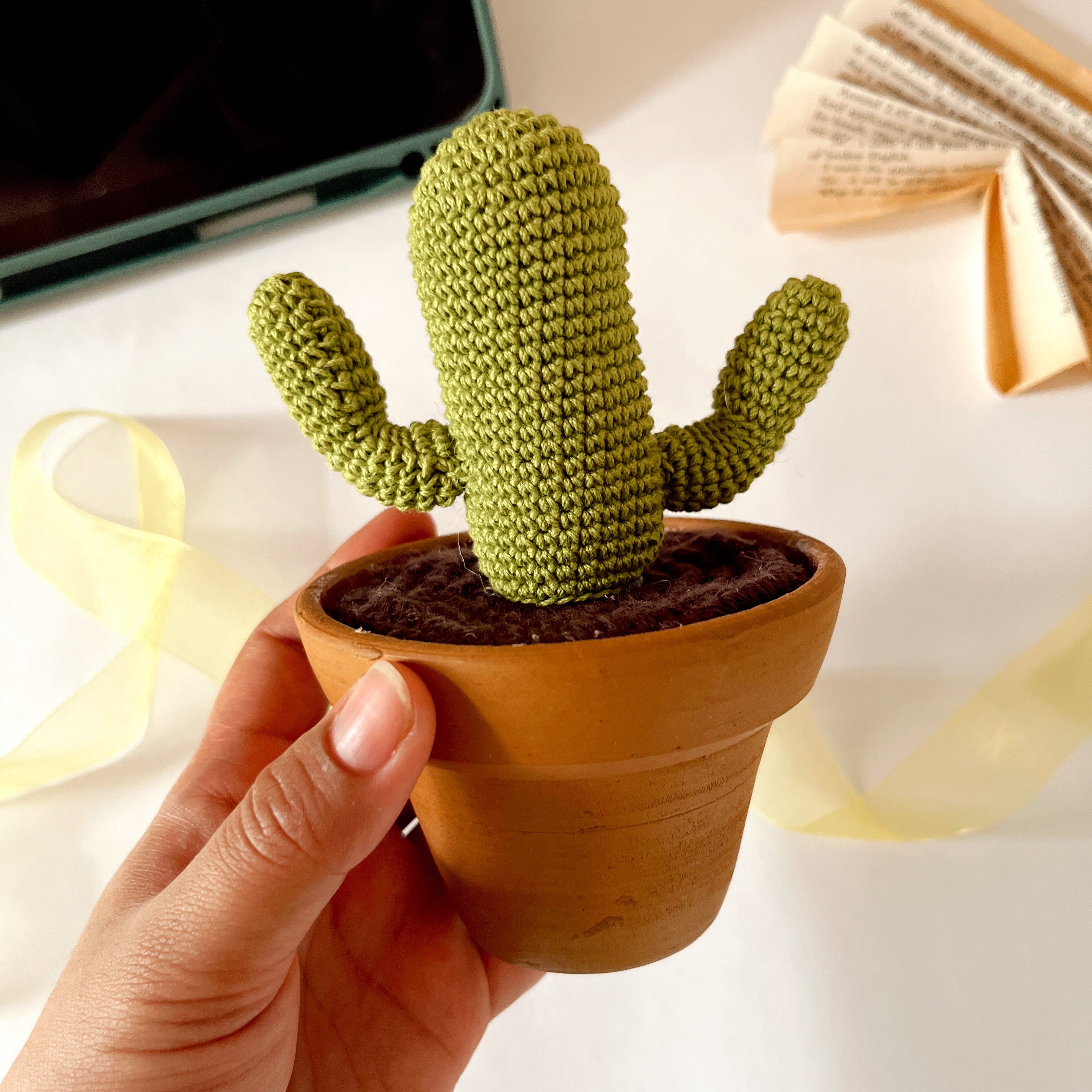 Crochet Terracotta cactus