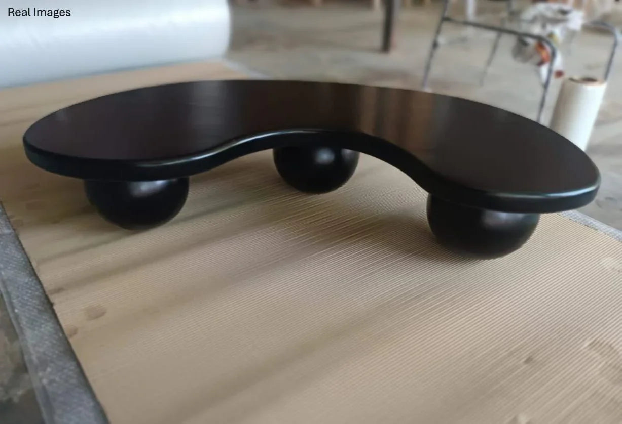 Sleek Solid Mango Wood Center Table for Living Room | Designer Coffee Table