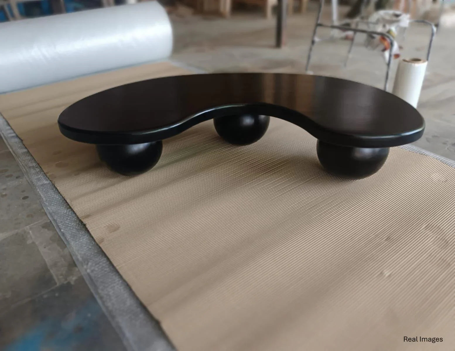 Sleek Solid Mango Wood Center Table for Living Room | Designer Coffee Table