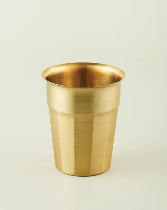 Bahaar Brass Glass | Elegant Brass Tumbler & Aesthetic Cup