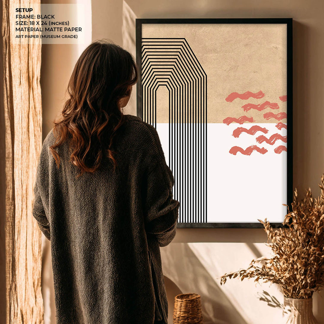 Wavescape Wall Painting