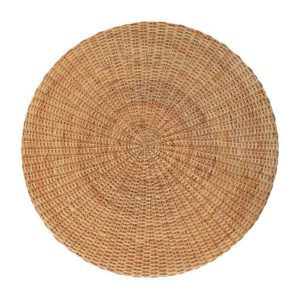 Regency Round Woven Coffee Table with Ball Feet