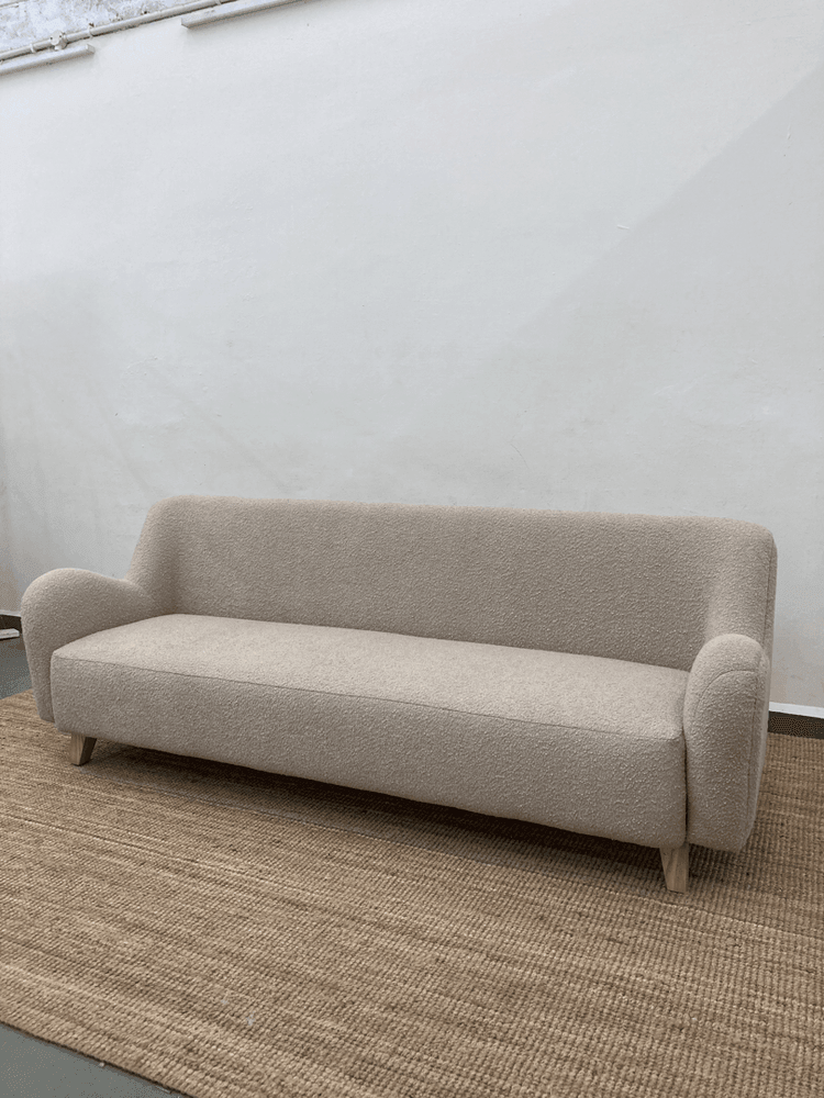 Bear Sofa | Fabric Upholstery, Solid Ash Wood