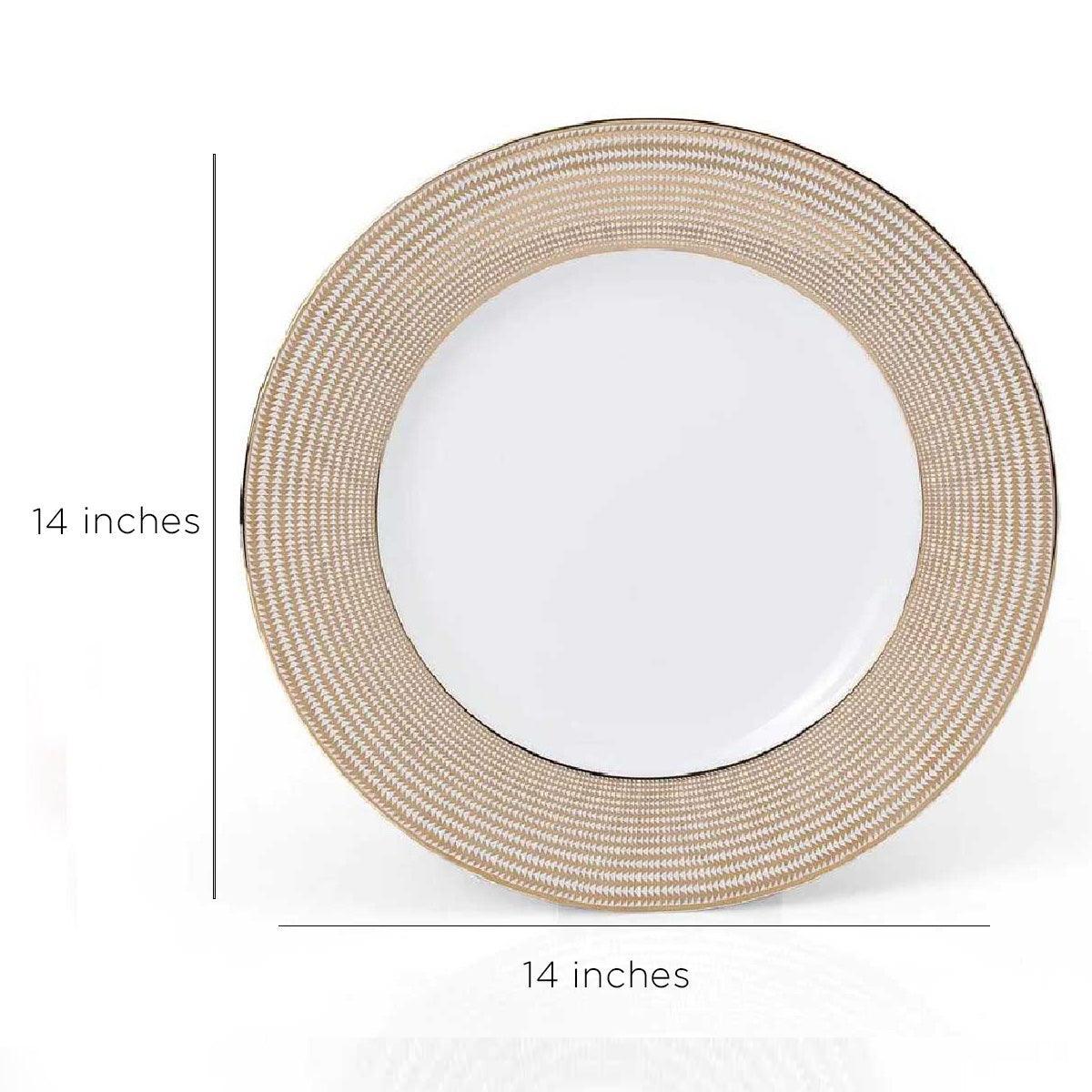 Platina Gold Dinner Plate