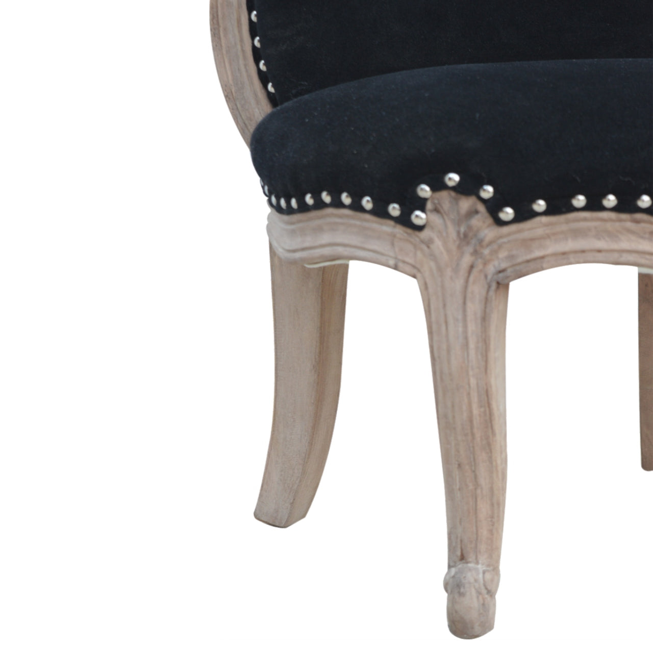 Velvet Studded Chair