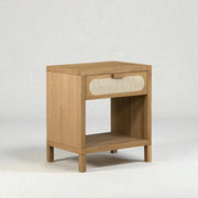 William Ash Wood 1-Drawer Bedside