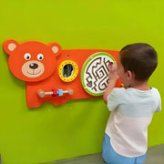 Bear Wall Toy Activity Board Educational Preschool Toy