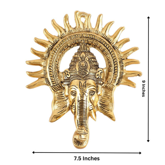 Gold Lord Ganesh Wall Hanging