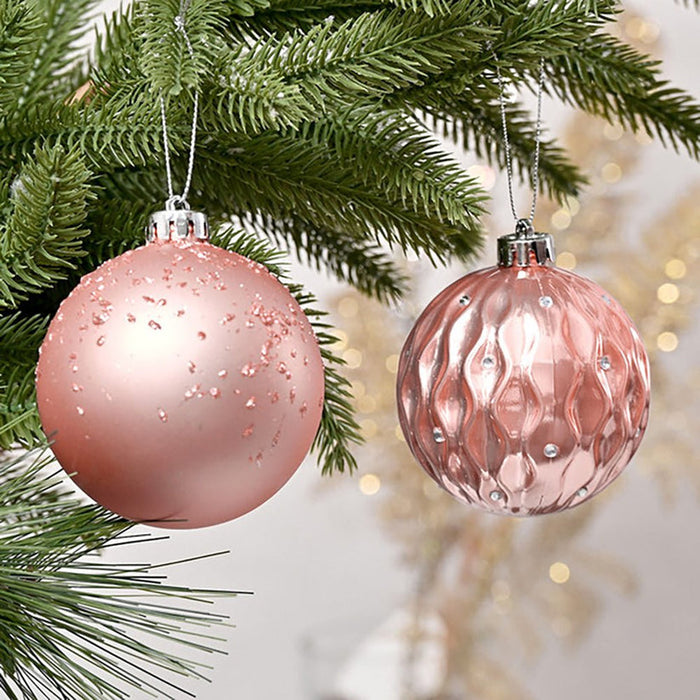 16 Pcs Christmas Ball Tree Ornaments Set |  Xmas Decoration