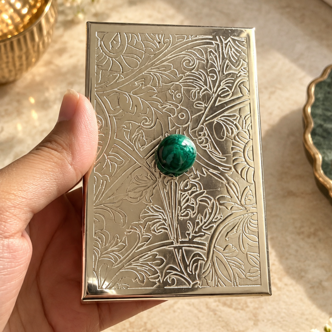 Playing Card With Silver Plated Box