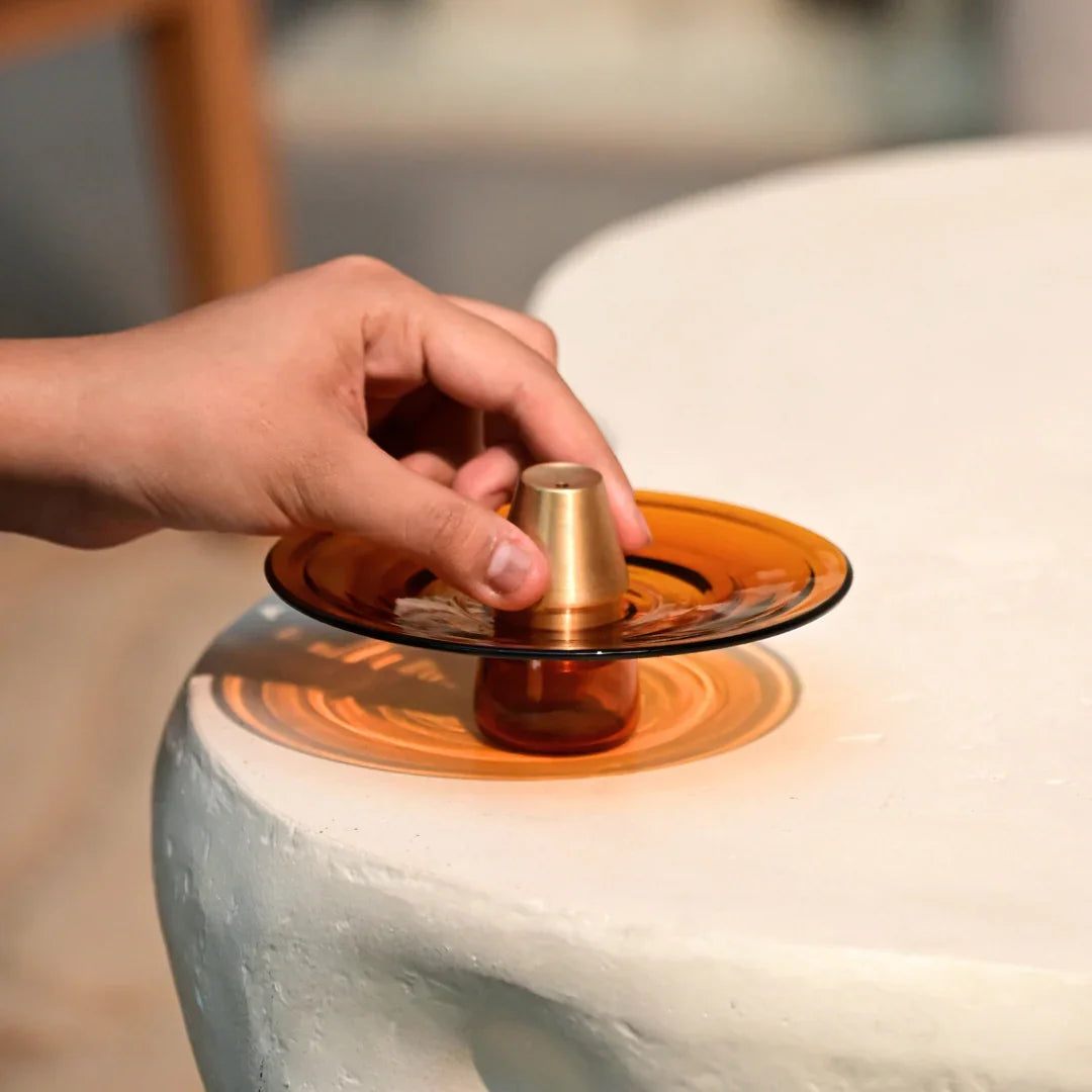 Incense & Sage Holder - Amber