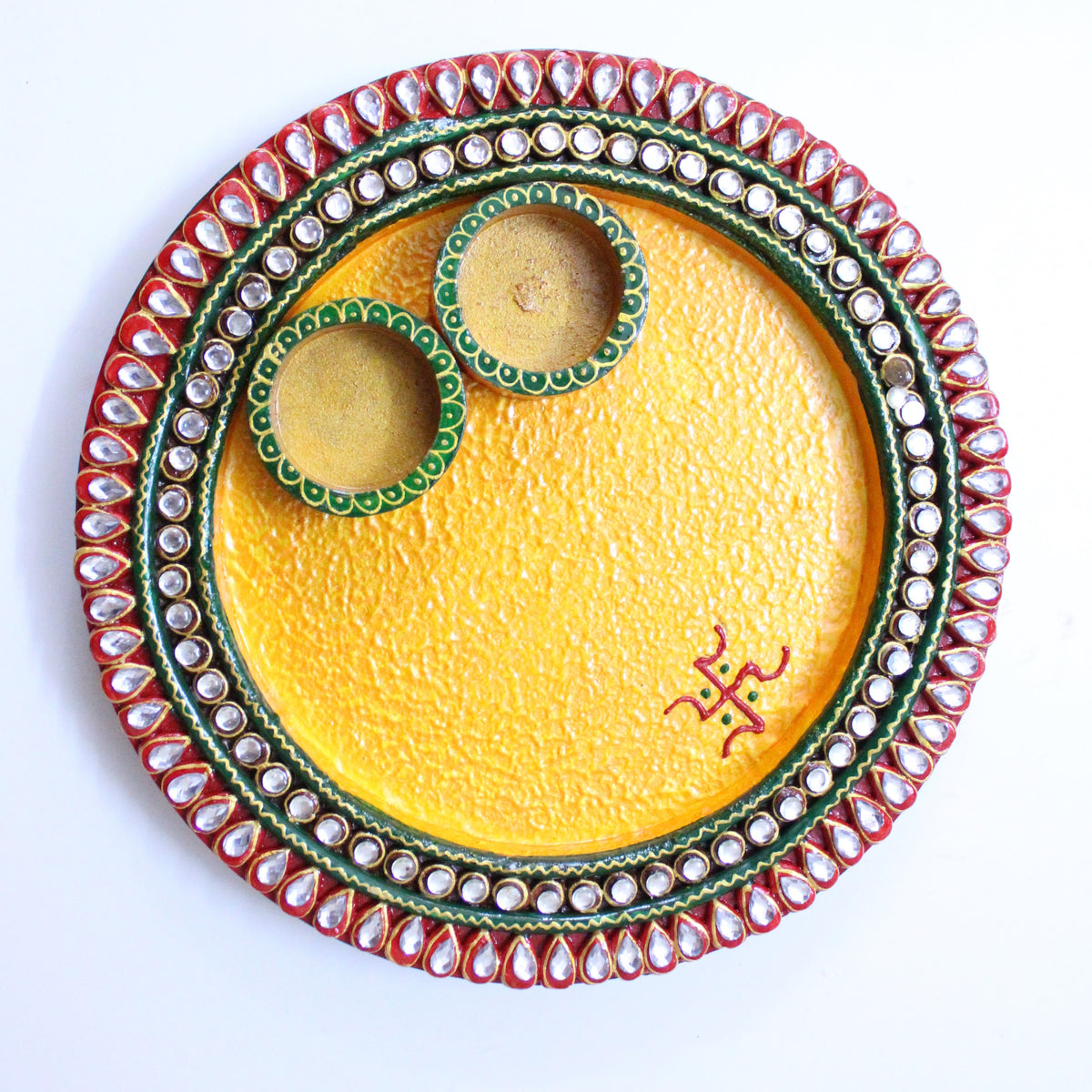Round Pooja Thali